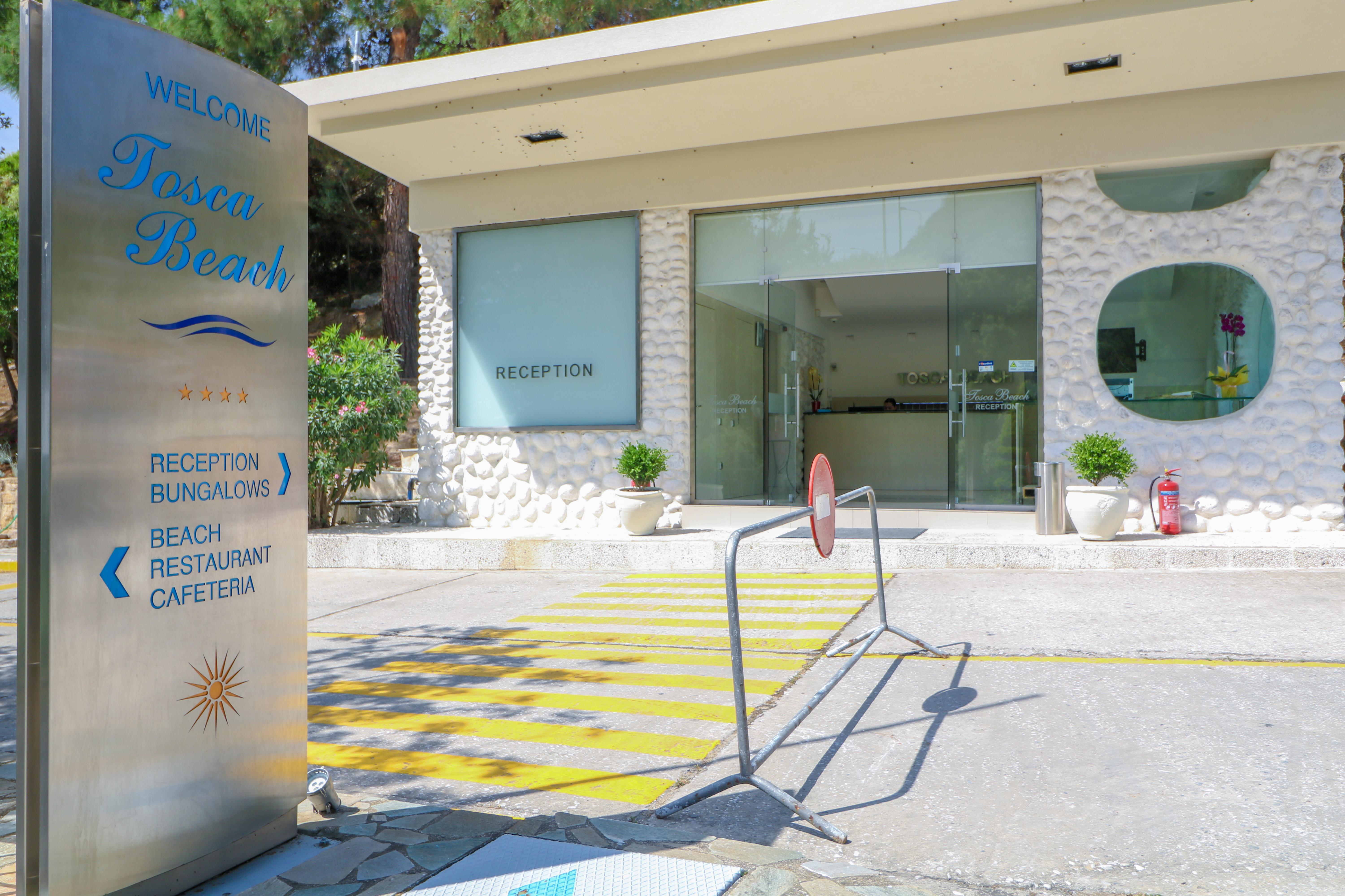 PalaiónTsiflíkion Tosca Beach Hotel מראה חיצוני תמונה