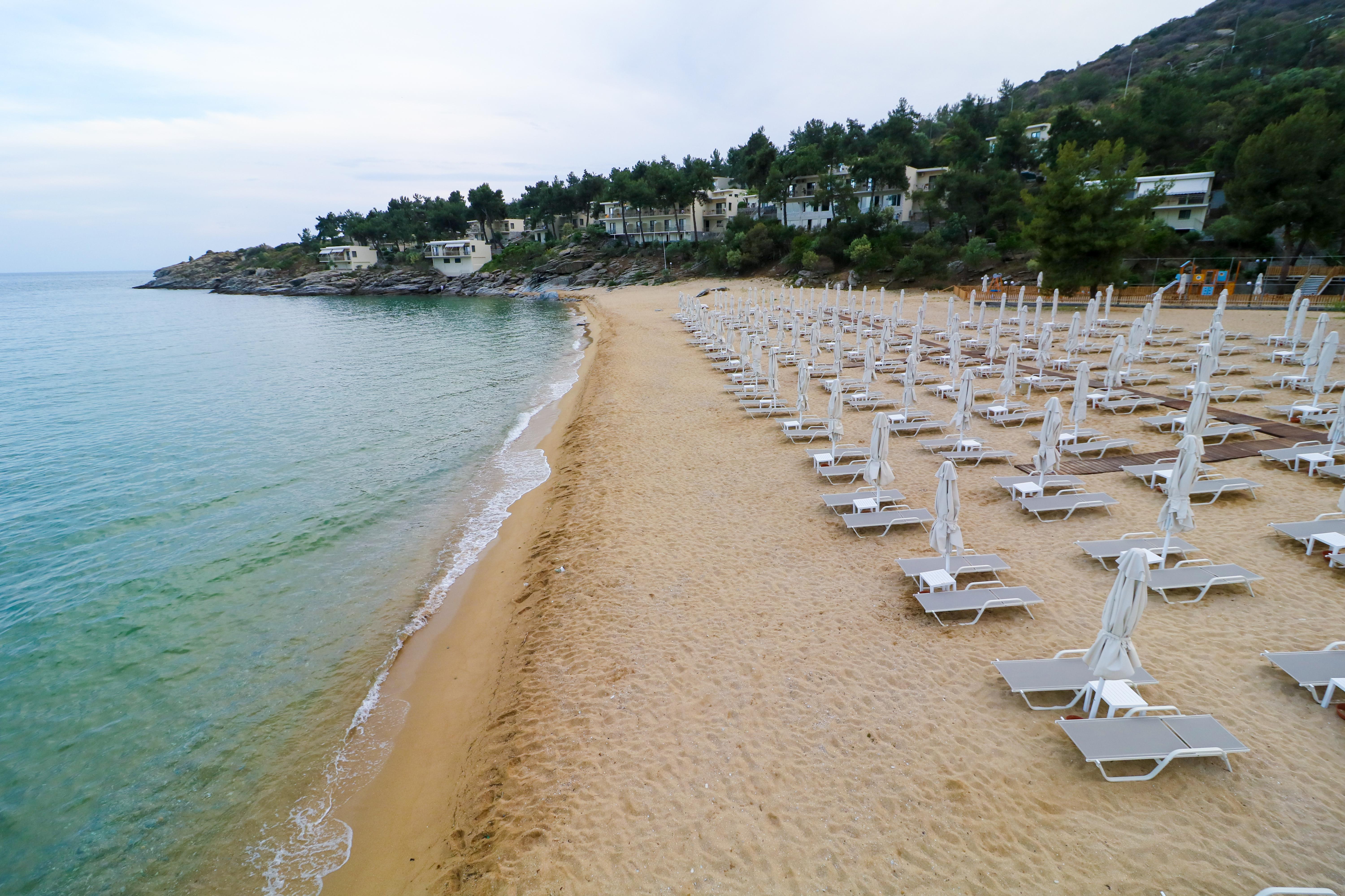 PalaiónTsiflíkion Tosca Beach Hotel מראה חיצוני תמונה