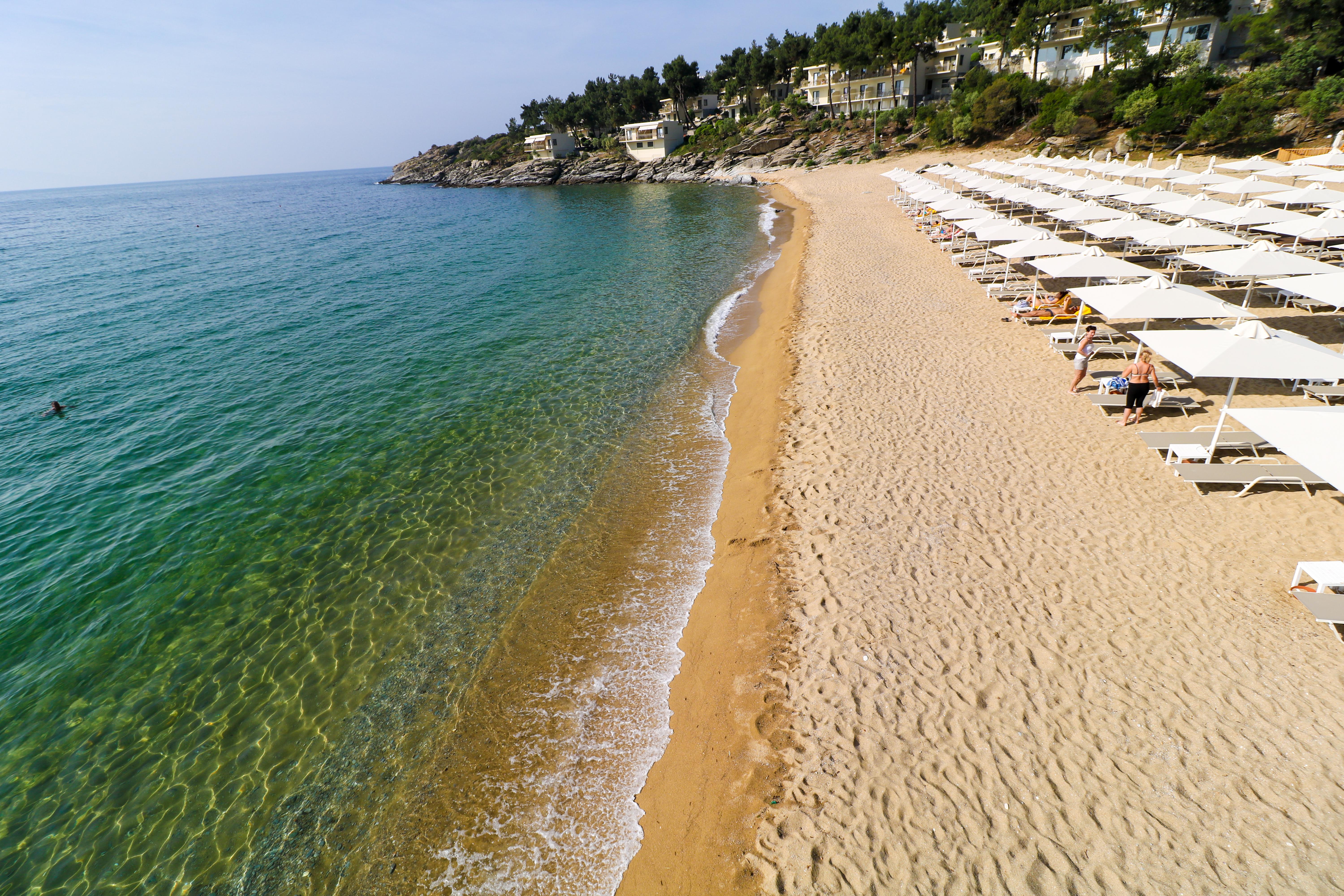 PalaiónTsiflíkion Tosca Beach Hotel מראה חיצוני תמונה